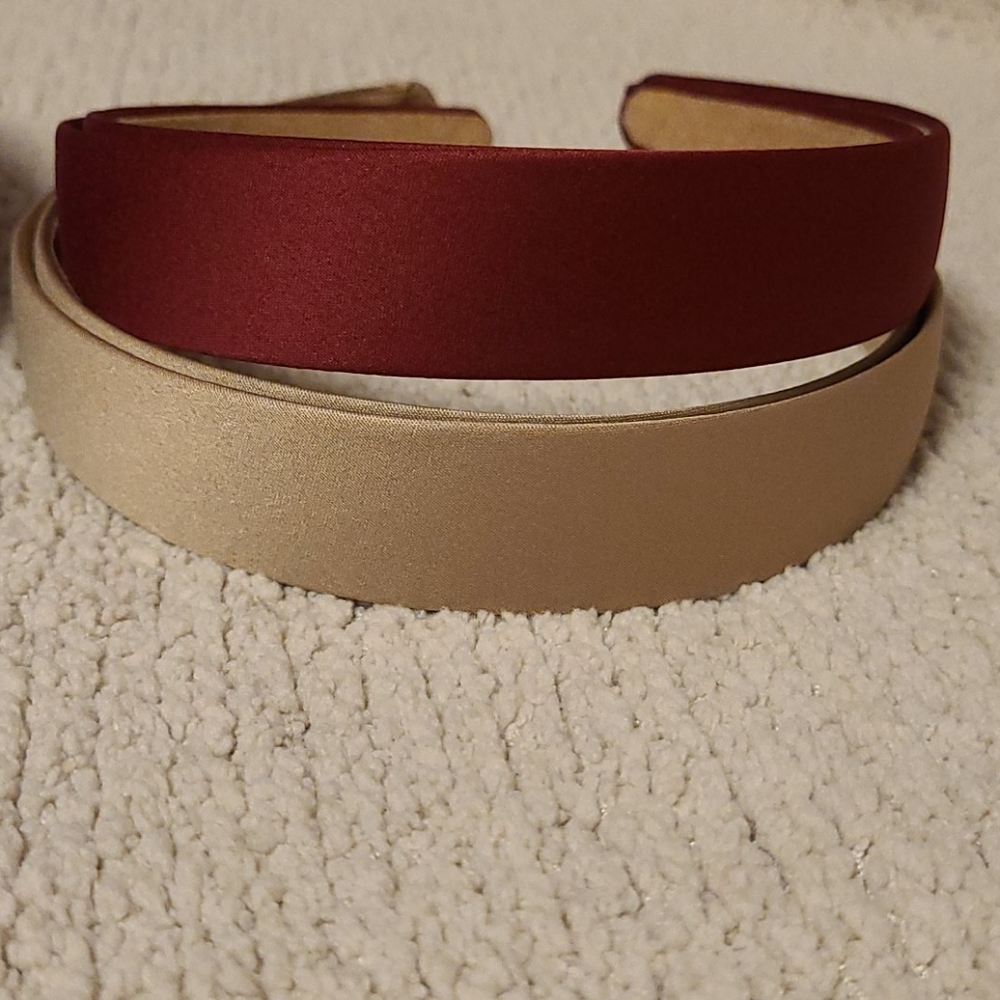 HEADBANDS: Satin covered suede lined headbands - Picture 4 of 6